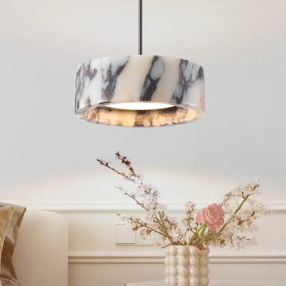 Lampa wisząca z polerowanego marmuru do salonu