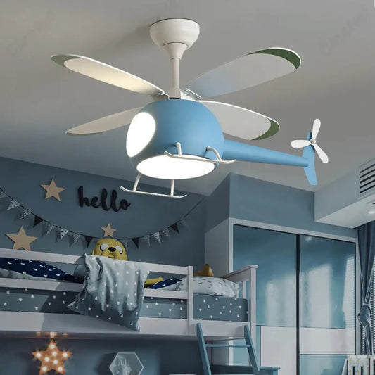 Plafon helikopter z wentylatorem dla dzieci