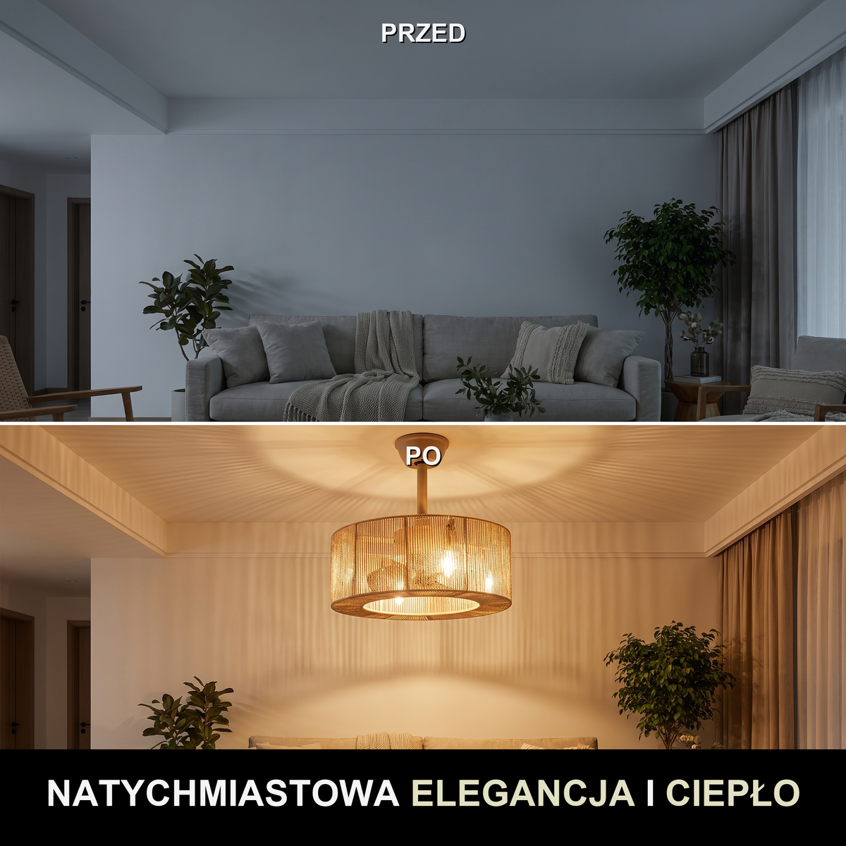 Rattanowy plafon | Savione