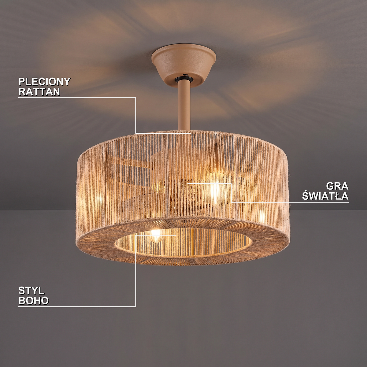 Rattanowy plafon | Savione