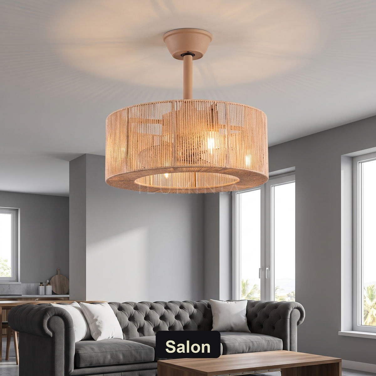 Rattanowy plafon | Savione