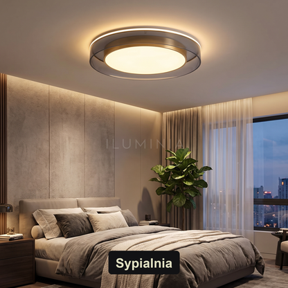Szary plafon nowoczesny | Doretta – sypialnia