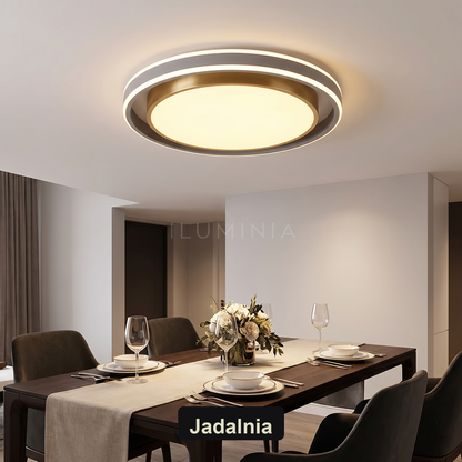 Szary plafon nowoczesny | Doretta – jadalnia