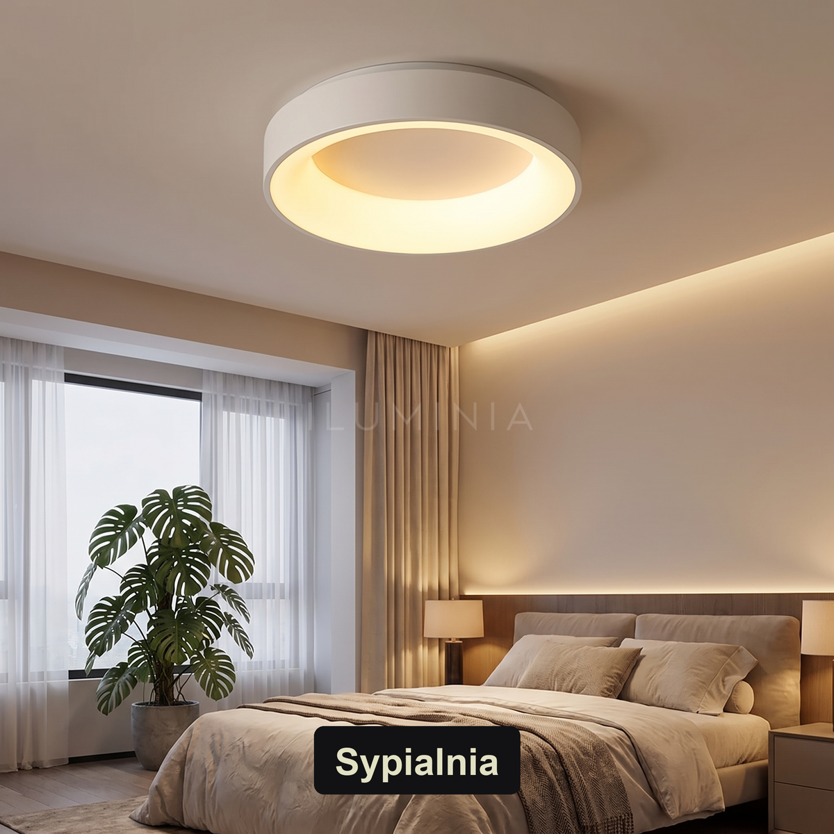 Wielki plafon | Valiora – sypialnia