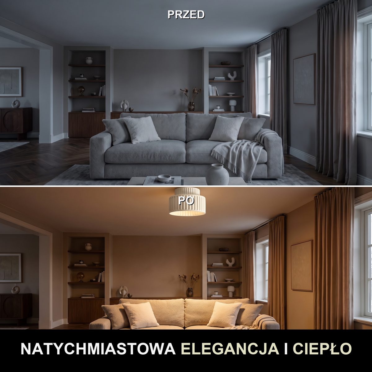 Zielony plafon | Nicaento