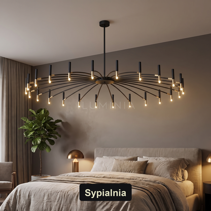 Żyrandol chandelier | Opelola – sypialnia