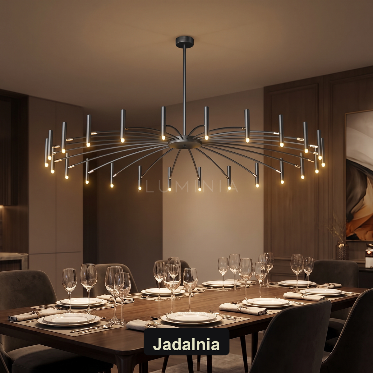 Żyrandol chandelier | Opelola – jadalnia