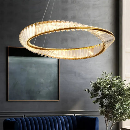 Żyrandol do kuchni klasycznej w stylu art déco