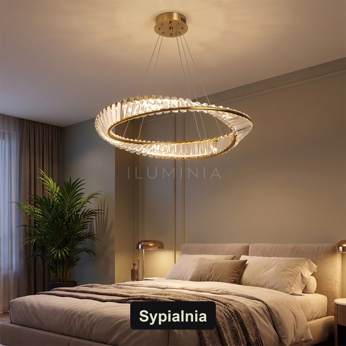 Żyrandol do kuchni klasycznej | Estenza – sypialnia