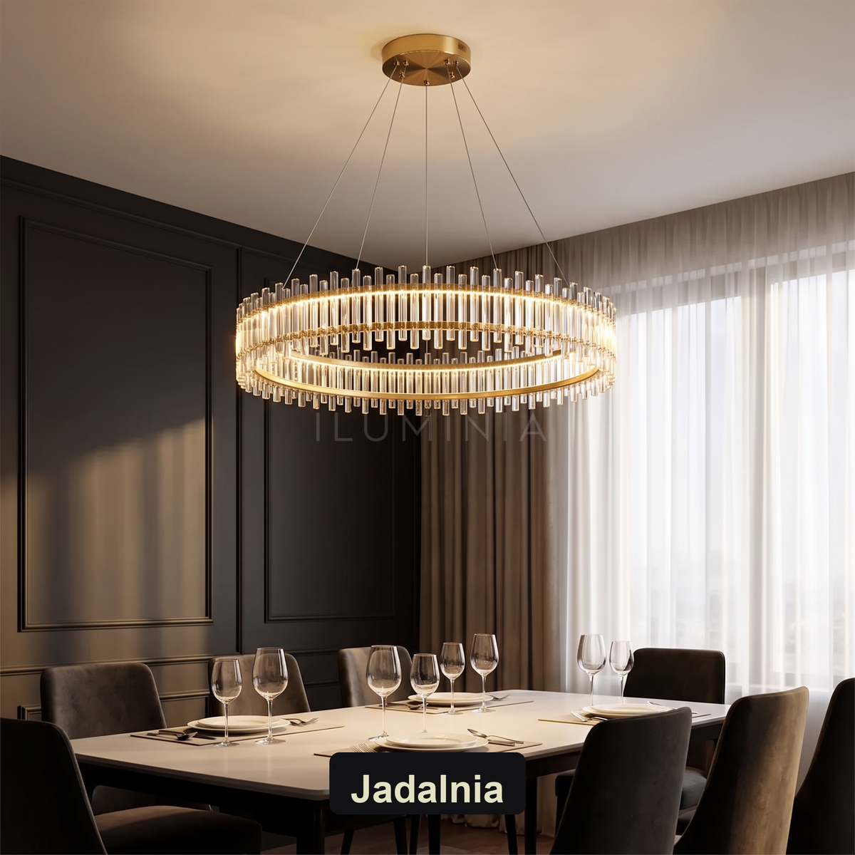 Żyrandol do kuchni klasycznej | Estenza – jadalnia