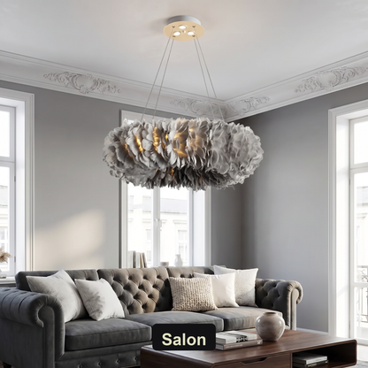 Żyrandol do szarego salonu | Amarosa – salon
