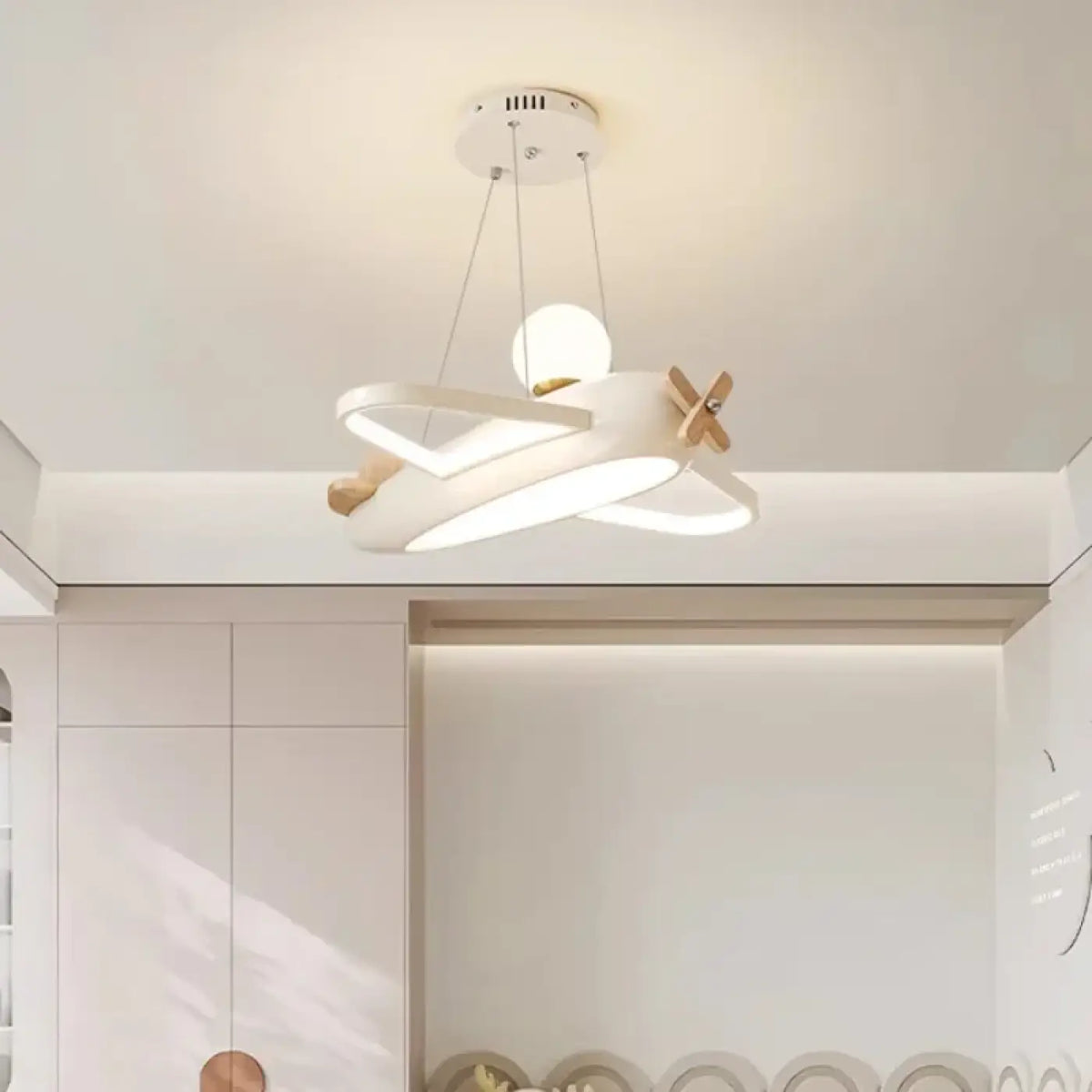 Żyrandol dziecięcy dla dziewczynki w stylu art déco