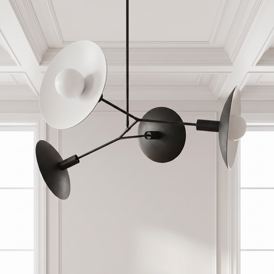 Żyrandol industrialny czarny | Celetta