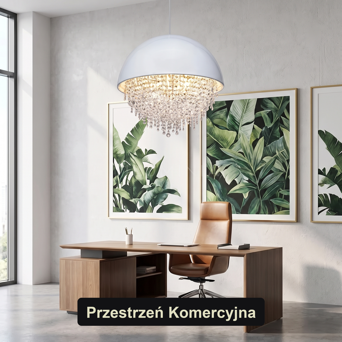 Żyrandol kryształowy kula | Claretta