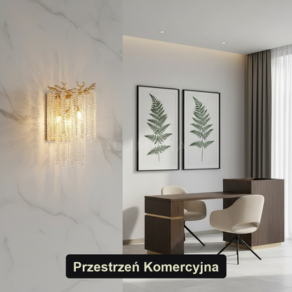 Żyrandol kryształowy nad stół | AURELIA – przestrzeń komercyjna