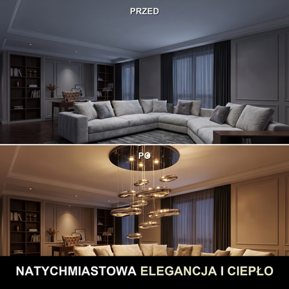 Żyrandol na klatce schodowej | Romezza