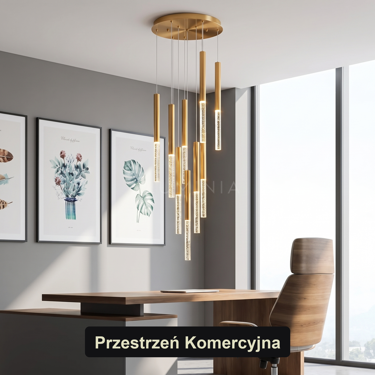 Żyrandol na schody | Castella – przestrzeń komercyjna