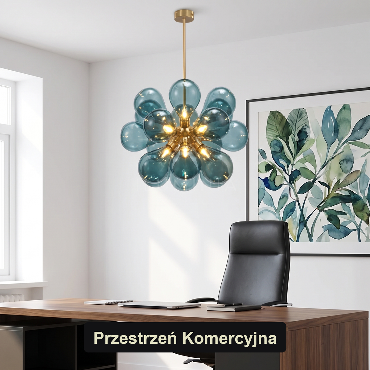 Żyrandol niebieski | Celena