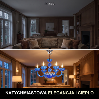 Żyrandol niebieski dla chłopca | Tessezza