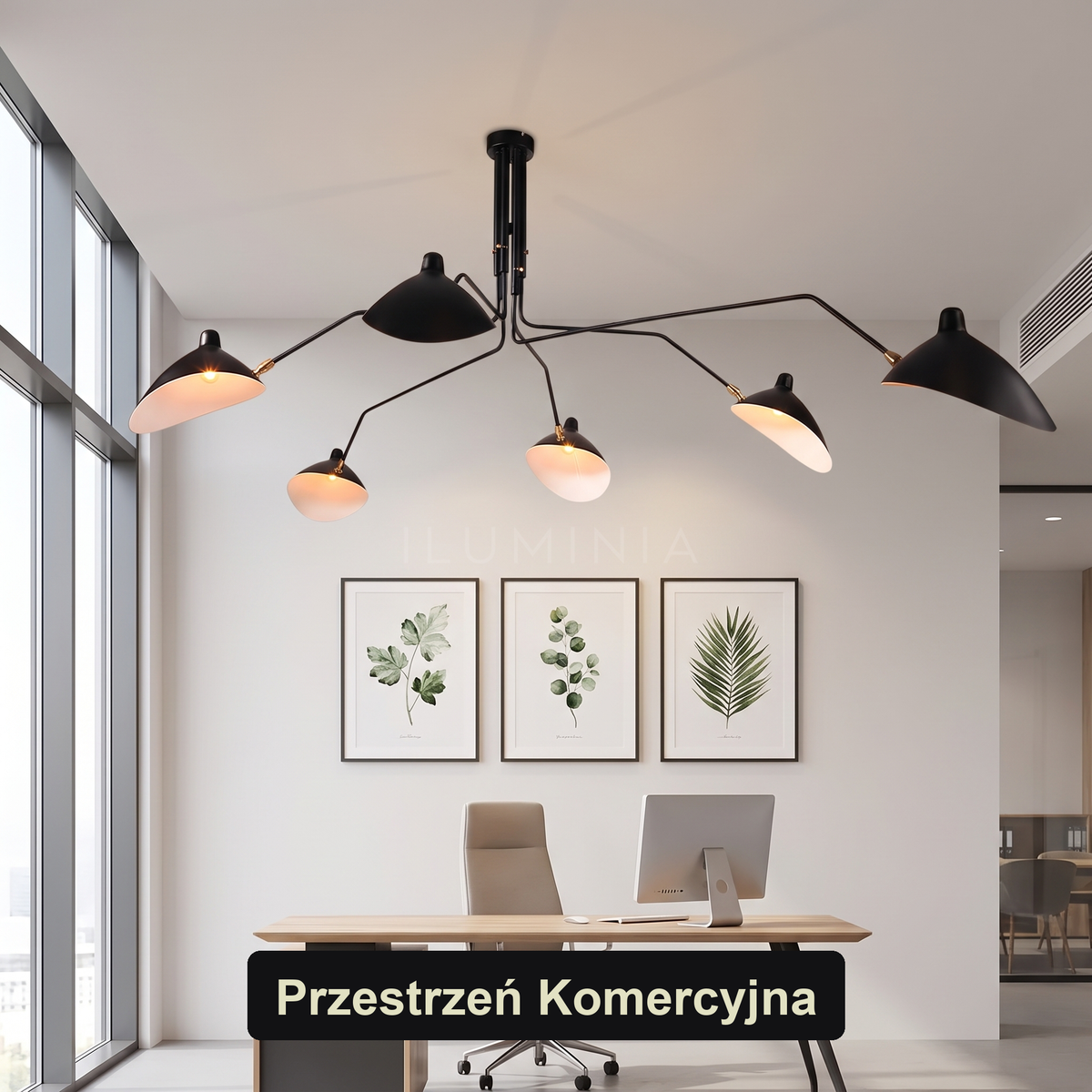 Żyrandol nordic | Brenuna – przestrzeń komercyjna
