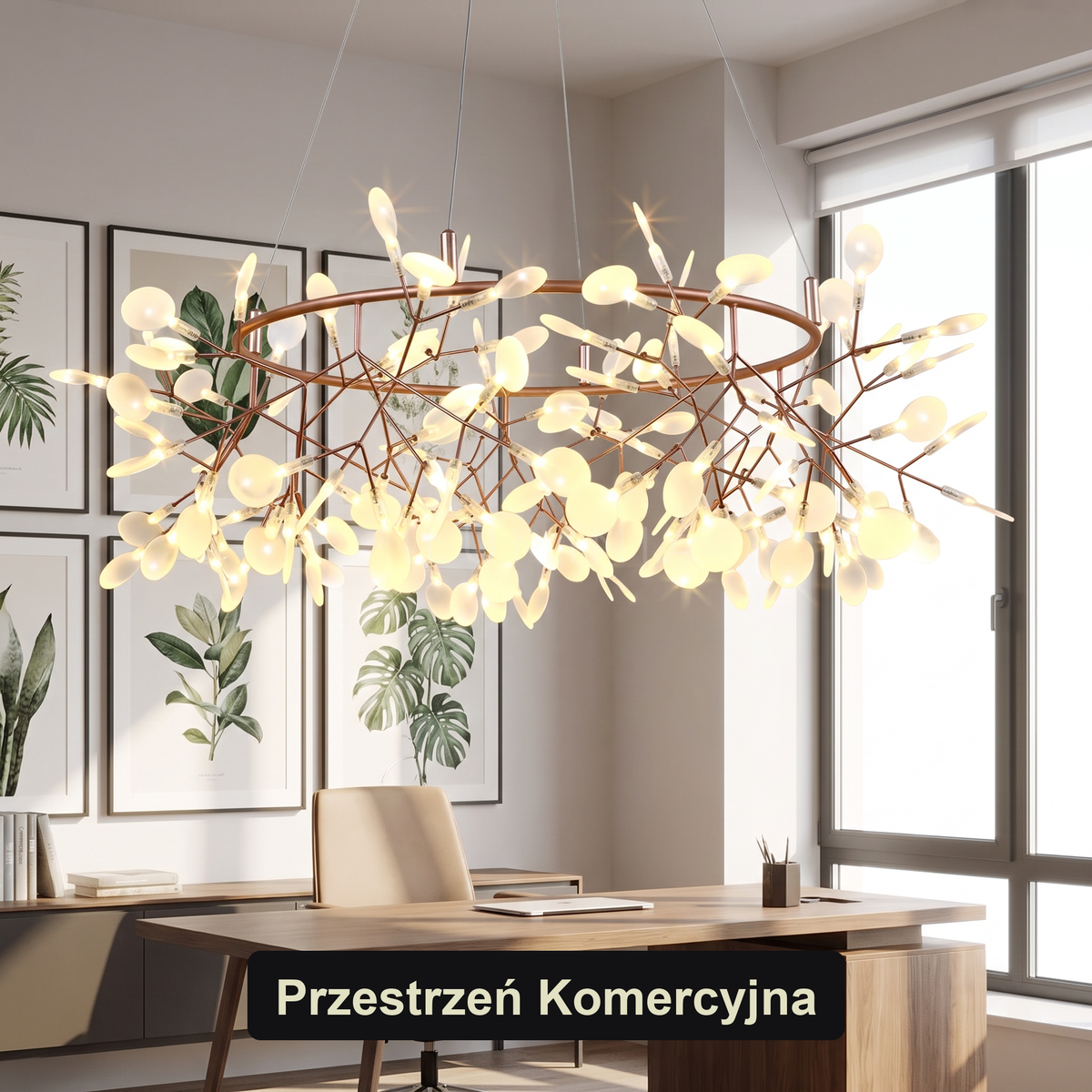 Żyrandol Nordic firefly | STELLARA – przestrzeń komercyjna