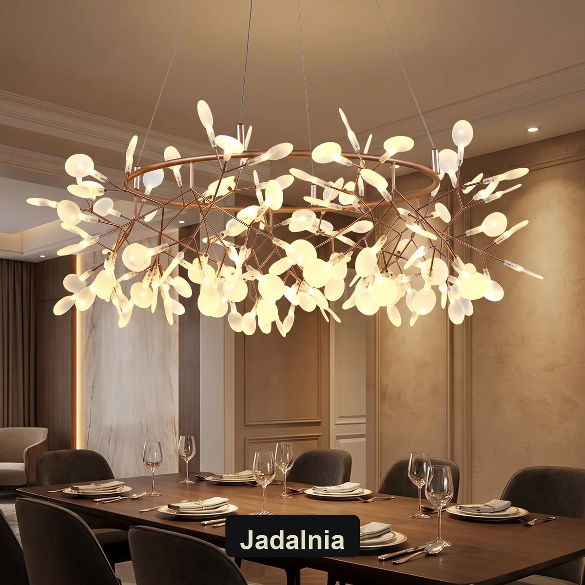 Żyrandol Nordic firefly | STELLARA – jadalnia
