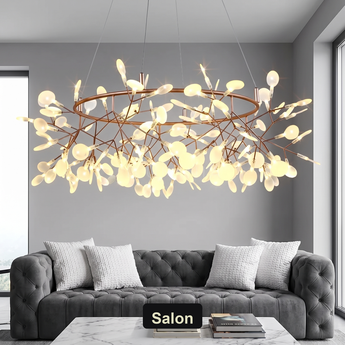 Żyrandol Nordic firefly | STELLARA – salon