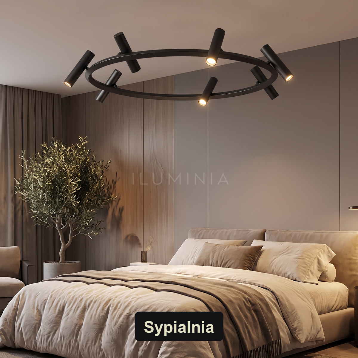 Żyrandol reflektory | Vivuna – sypialnia