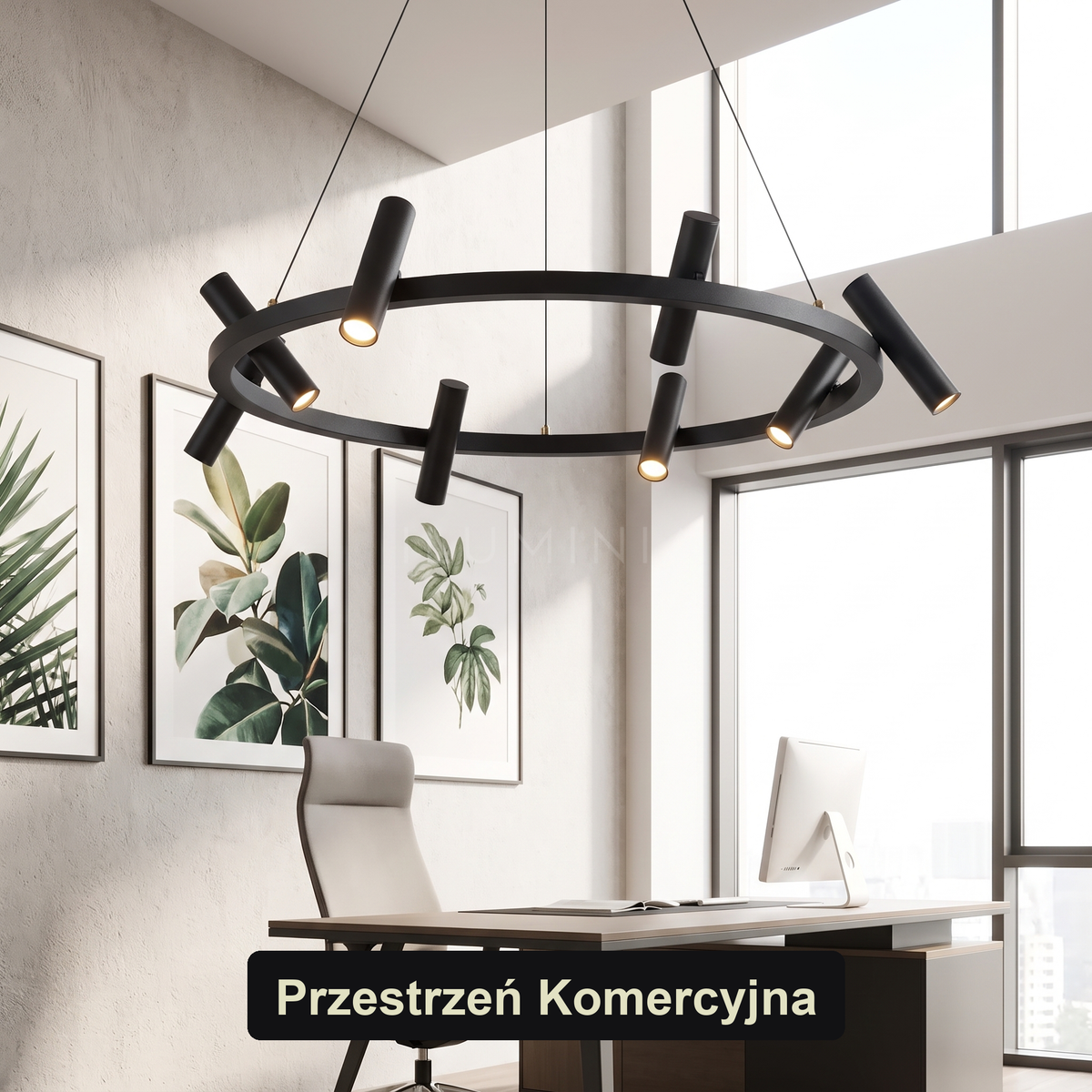 Żyrandol reflektory | Vivuna – przestrzeń komercyjna
