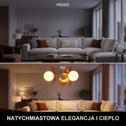 Żyrandol retro do sypialni | Ubalina