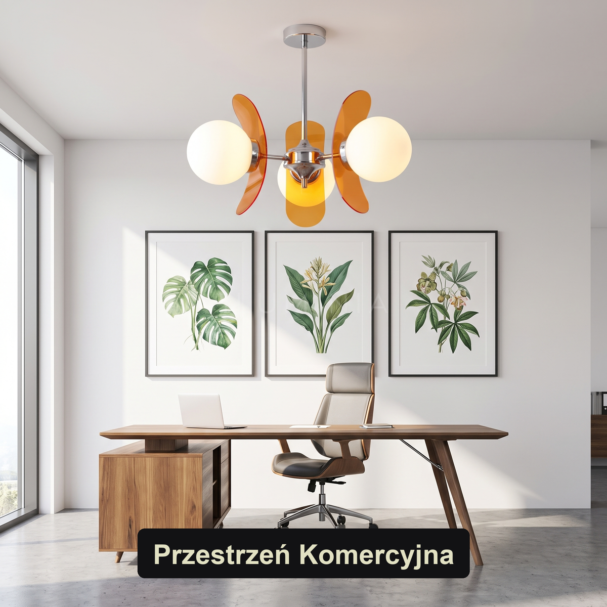 Żyrandol retro do sypialni | Ubalina