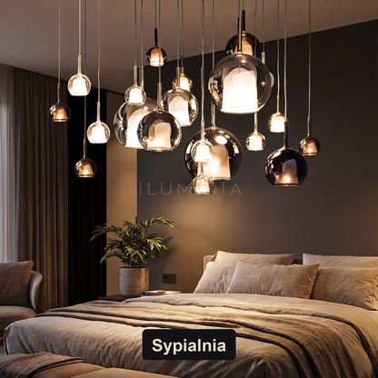 Żyrandol w stylu art deco | Dolara – sypialnia