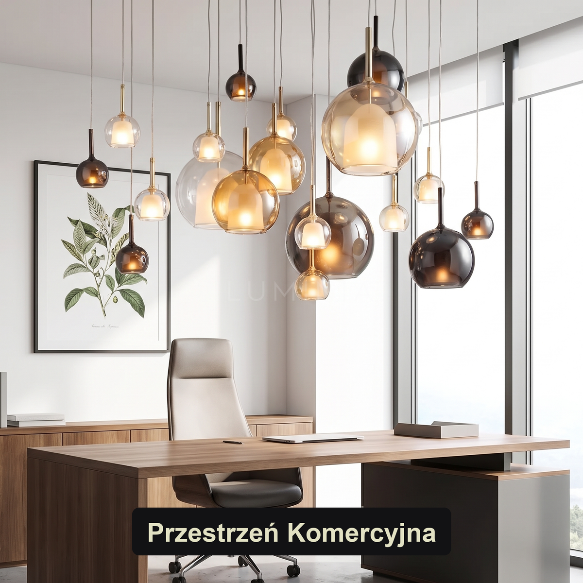 Żyrandol w stylu art deco | Dolara – przestrzeń komercyjna
