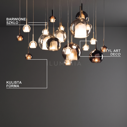 Żyrandol w stylu art deco | Dolara – cechy i funkcje