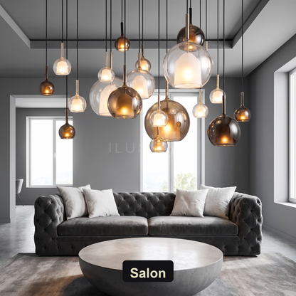Żyrandol w stylu art deco | Dolara – salon