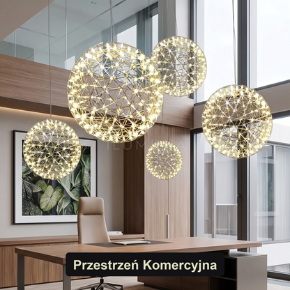 Żyrandol z kulami | Ferrina