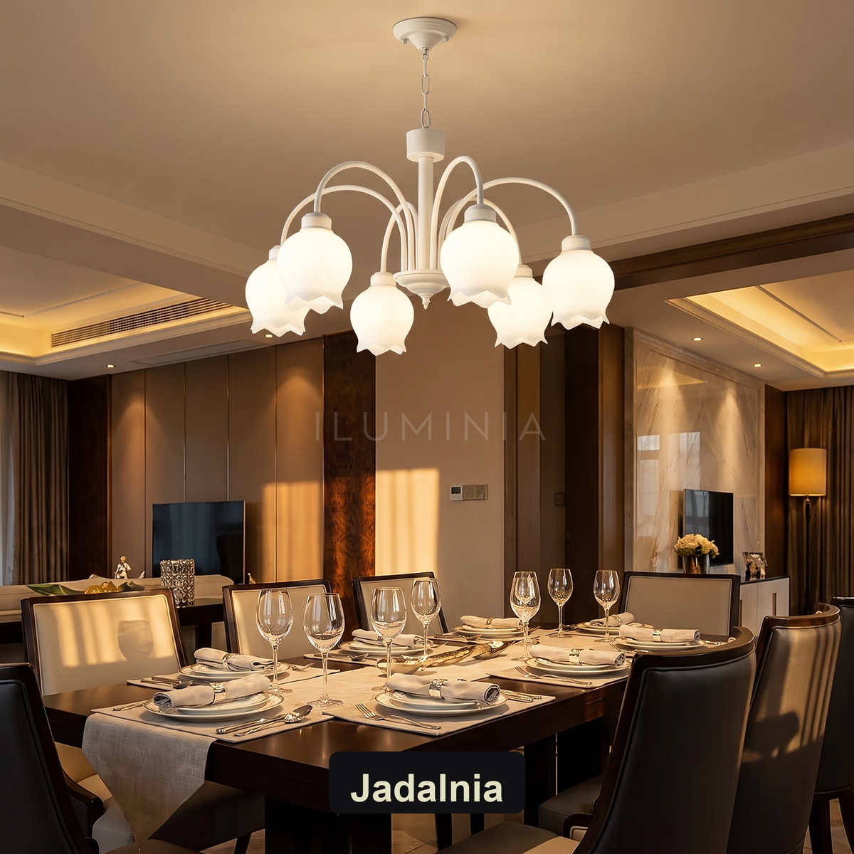 Żyrandol z kwiatami | Simenza – jadalnia