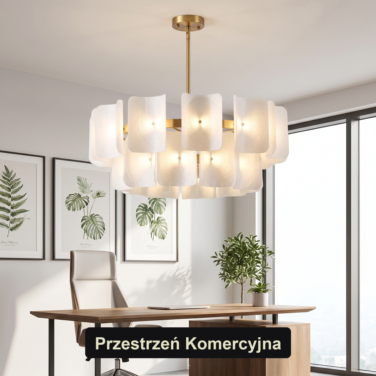Żyrandol ze szklanymi kulami | Palessa